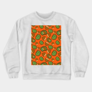 Chestnut Pattern Crewneck Sweatshirt